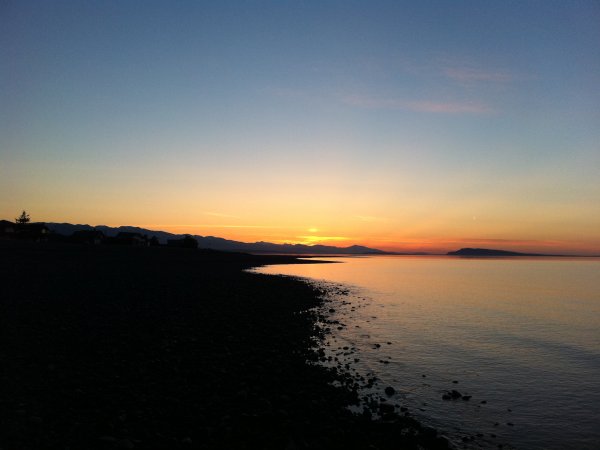 Qualicum Shoreline Sunset
